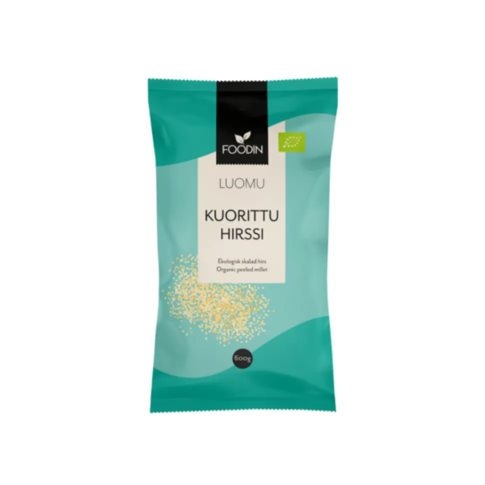 Kuorittu hirssi, Foodin, 600 g