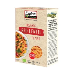 Punainen linssipenne, Explore Cuisine, 250 g, luomu
