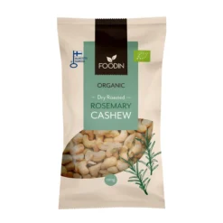 Rosmariini cashew, luomu, Foodin, 120 g